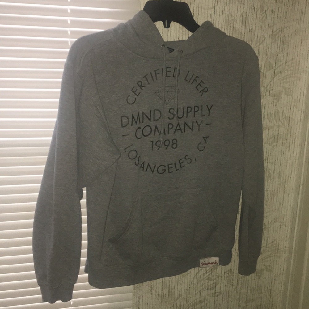 Diamond Supply Co Grey hoodie